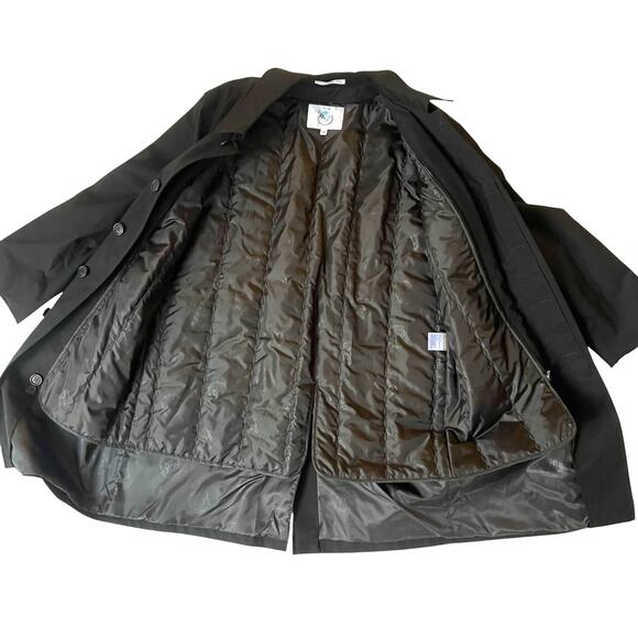 Murphy & Hartelius Pilot Coat 42R Black Zip-In Liner Thinsulate - Picture 3 of 11